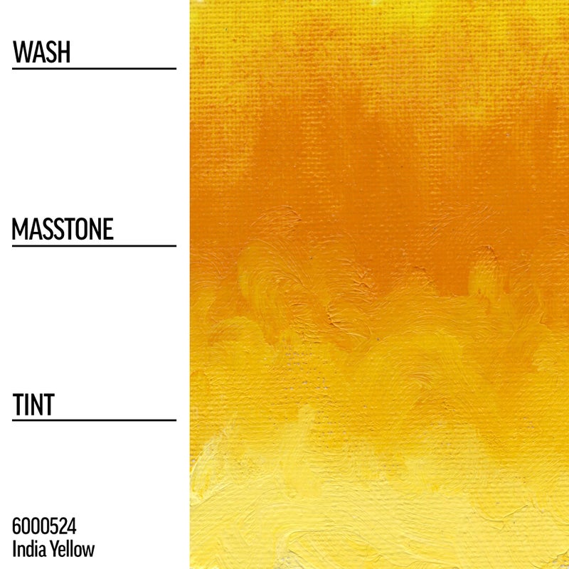 Williamsburg Artist Oil Colors by GOLDEN, India Yellow, 37 ml tube, Professional Oil Paint, Transparent - Image 5